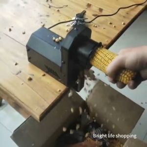 New Style Electric Threshing and Corn Shelling Device: Magical Tool for Home Use Small Electric Corn Thresher for Dry Corn Internet-Famous Magical Tool