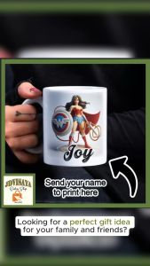 Personalized Mug with Super Hero Design for Coffee Lovers - Ceramic Custom Name Mug - Reusable and Washable Cup - Perfect Gift Idea (1pc) - Drinkware Mug
