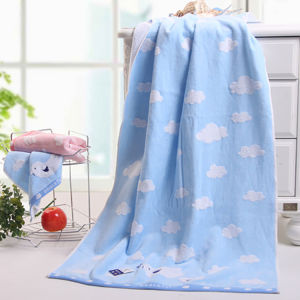Pure Cotton Bath Towel 120x60cm Soft Absorbent Non-shedding Travel Size Home Commercial Use Antibacterial Not Quick Dry