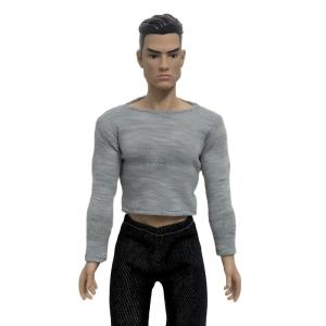 Fashion Male Dolls 12 Inch Soldier With Muscle Cool Pant Top Boots Doll Shoes Black Figure Toys For Adult Best Present