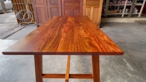 Touch Wood Loei -  Atlas Prime โต๊ะทานอาหาร 6 ที่นั่ง ทำจากไม้จริงทั้งตัว Dining table 6 seated "พร้อมจำหน่าย"