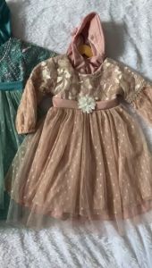 MUSLIM ANAK / dres pesta anak / baju anak perempuan / dress anak / dres anak cantik / baju anak murah / dres anak / muslim anak - pelangi pesta