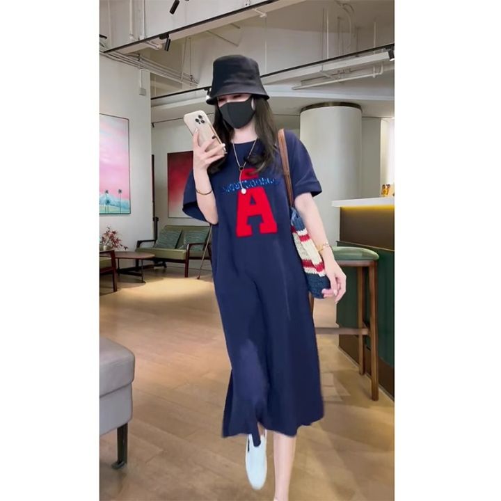 Summer Casual Straight Tube Skirt Dress for plus Size Women Pear