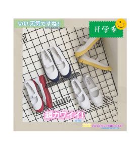 Memories of Childhood White Shoes Best Selling Womens Shoes Japanese Version Lightweight Flat Nurse Cloth Shoes New Arrival Easiest for Match Indoor Shoes Flats