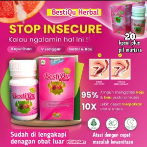New BestiQu kapsul Plus pil Mutiara Ramuan tradisiona Herabal . idaman bunda