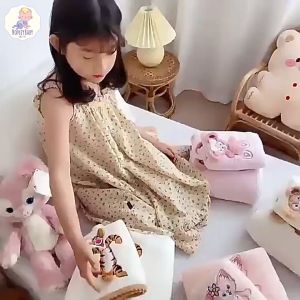 HONEYBABY Bath Towel Kids Baby Towel Newborn Towel Kids Handkerchief Baby Sapu Tangan Baby Newborn (Not a Set)