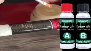 SIKEZHAN Fishing Rod Building AB Epoxy Resin Clear Glue for Eyelets Guide Ring Repair Wrapping Strong Coating Adhesive