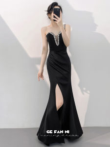 Elegant Black Formal Dress 2026