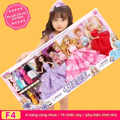 Quà Sinh Nhật Cho Bé Gái Búp Bê Công Chúa với Hộp Lớn