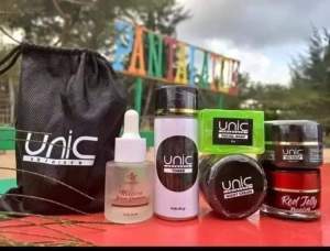PAKET GLOWING (UNIC  SKINCARE + RED JELLY + SERUM) paket bundling