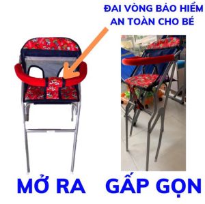 Ghế ngồi xe máy tay ga Vario cho bé  GHẾ GA XẾP SẮT SƠN TĨNH ĐIỆN GẤP GỌN ĐƯỢC