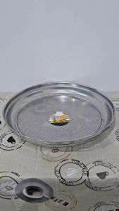 ถาดตัวกลมเจาะรู รูประดับถาดสแตนเลส กระด้งสแตนเลส รูประดับ (40/52 ซม) รูปลักษณ์ คุณสมบัติ