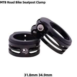 Fouriers S001 CNC Bike Seatpost Clamp 31.8mm 34.9mm MTB Road Bike Seat Post Saddle Clamp Waterproof Dustproof Fit 27.2mm 31.6mm