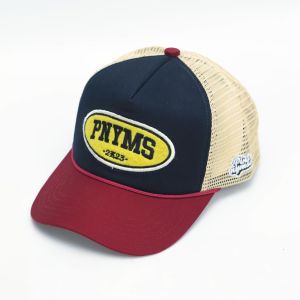 Topi Jaring Pria Abu Cream Trucker Hat Omidoki