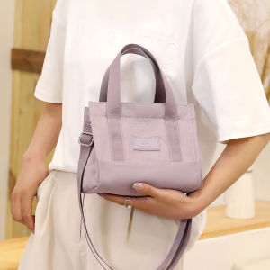 Waterproof Nylon Multi-Layer Casual Shoulder Bag for Women Summer Large Capacity Quality Crossbody Bag Soft Washable Square Handbag