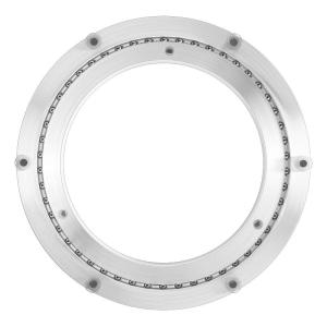 YaNu |Aluminum Base Marble Wood Glass Table Turntable