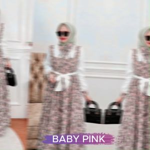 Gamis Jumbo Mango Crinkle Yoryu Motif Moana L XL XXL 3L 4L