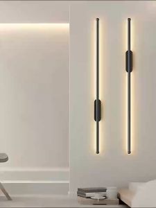 Nordic Style Tricolor Wall Light Moder Led Strip Wall Lamps for Living Room Lamp Bedroom Lights