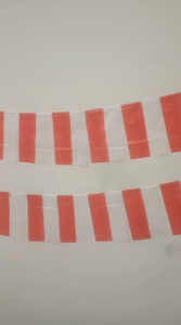 Bendera plastik merah putih tali instan 1 pack isi 40 lembar panjang -+ 6 meter