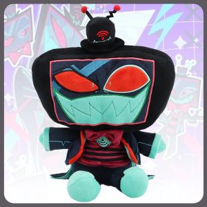 Hot Cat Plush Toy Funny Angel Dust Alastor TV Fans Collecting Gift Cute Cotton Meow Stuffed Plush Doll Kids for Birthday Present