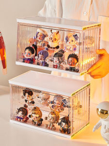 Large Capacity Transparent Dustproof Figure Storage Box Bubble Monster Model Display Case for Collectible Toys And Figures