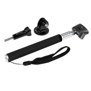 PULUZ 22.5-80cm Extendable Handheld Selfie Monopod for GoPro Hero12 Black Hero11 10 9 8/ Insta360 Ace Ace Pro/ DJI Osmo Action 4