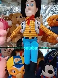Myrainbow Boneka mainan anak kepala karet toystory toy story animasi film woody (05020533)