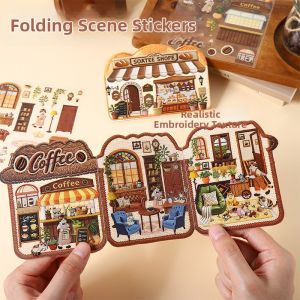 Creative DIY 3D Landscape Sticker House Kit