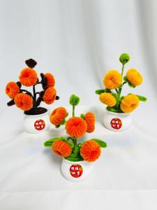 Creative Handmade DIY Twisted Stick Mini Potted Date Creative Gift for Festival Activities Dates Flower Bouquet