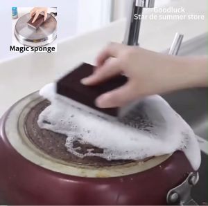 Magic Sponge Kitchen Nano Emery Magic Cleaner Rub Pot Except Rust Focal Stains Sponge Cleaning Accessories