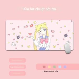Bandai | Tấm Lót Chuột Chơi Game Cỡ Lớn Sailor Moon Chất Liệu Cao Su Chuyên Nghiệp Thảm Bàn Phím Cỡ Lớn Tấm Lót Chuột Máy Tính Dành Cho Game Thủ