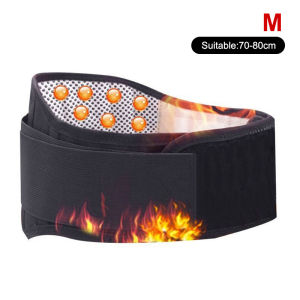 YEGBONG | [NM]Adjustable Magnetic Waist Belt Therapy Back Women Man Massage Steel Plate Support Protector Self-heating Massager Strap[NM]