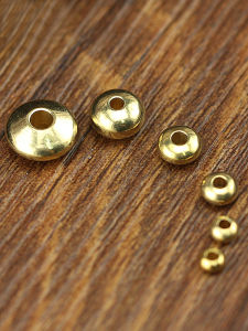 Brass Spacer Beads Alloy Gold Color Handmade DIY Bracelet Accessories Loose Beads Fashion Jewelry Parts And Supplies