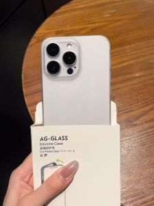 Ultra-Thin Ice Fog Magnetic Absorption Phone Case Full Cover Shockproof for  15 16Pro Max 14Pro 16Plus Matte 13 Semi-Transparent 12 Simple Hard Shell