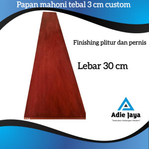 papan ambalan kayu mahoni custom
