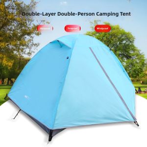Mountaintop view | Double-layer Rainproof Fast-opening 2-person Tent