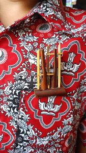 Bros Angklung Hitam Souvenir  isi 10 Picis