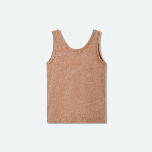 Summer New Vintage Ribbed Slim Fit Womens Tank Top