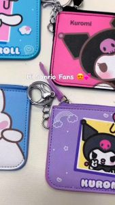 My Melody Kuromi Theme Coin Purse Fashion Mini Kids Card Bag Cute Hello Kitty Yugui dog Wallet Kids Birthday Gift