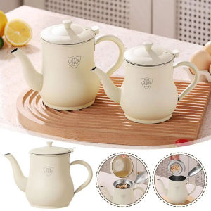 Stainless Steel Oil Pot with Filter Large Capacity Household Oil Dispenser Bottle Leak-proof Oil Bottle for Kitchen