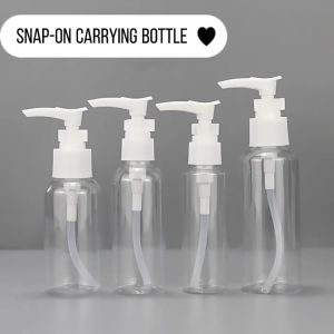 50ml/100ml Pump Bottle Clear Travel Portable Emulsion Lotion Shampoo Organizer Storage Bottle Soap Dispenser Cosmetic Container