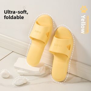 MONLEYTA | Portable Folding Lightweight Travel Slippers Mens Anti-Slip Bathing Swimming Hotel Supplies Easy Carry Disposable Slippers