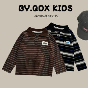 JIFANPAUL | Vintage Style Striped Childrens Shirt New Basic
