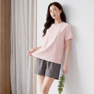Semir | Bộ đồ mặc nhà nữ gồm áo thun tay ngắn và quần short có đệm ngực thoải mái