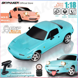 JDD[Fast Delivery][Original Available]1/18 LD1804 MX-5 AE86 RX-7 FC Model LD1801 LD1802 RC Car 2.4GRemote Control 4WD 15Km/H ESP Gyroscope LED Light RC Drift Car