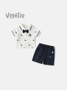 VOONLIE | Bộ Quần Áo Mùa Hè Cho Bé Trai 2026 Áo Polo và Quần Shorts