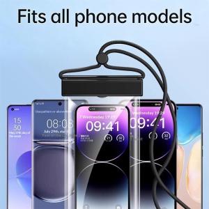 【Y】Universal Transparent Waterproof Touchscreen Phone Pouch Outdoor Diving And Swimming Crossbody Phone Case