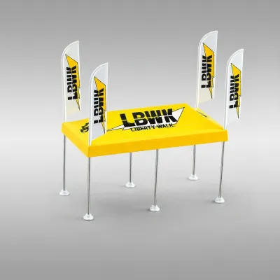 Mô hình tiểu cảnh lều cắm trại LBWK màu vàng 1:64 cho xe Mini GT xe Rally