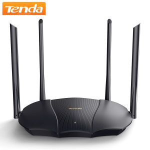 Bộ Định Tuyến WiFi 6 Tenda AX12 AX3000 Băng Tần Kép Gigabit Thông Minh Chuẩn 802.11ax Bảo Mật Mạng WPA3 IPv6 Kiểm Soát Nội Dung Dành Cho Gia Đình