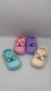 Dulux 629 Sandal Selop Anak Perempuan Tali Belakang Sandal Balet Pita Sandal Karet Anak Cewek Ukuran 21-30